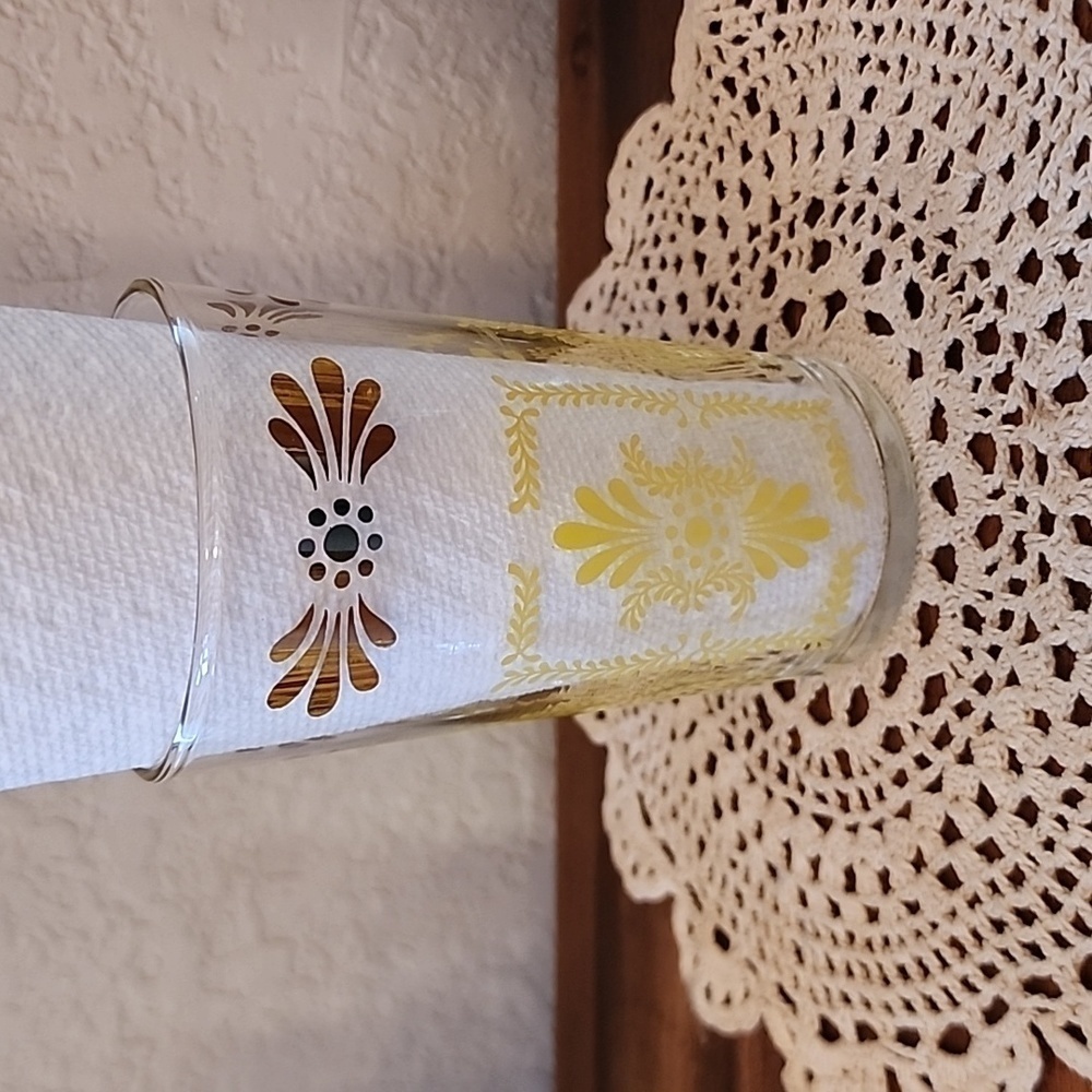 Anchor Hocking MCM Tumblers Barware Gold & Yellow - Picture 4 of 8